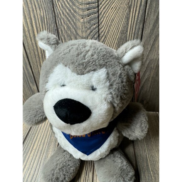 Boise State Plush Husky Toy By Aurora - Eco Friendly  12" - Picture 3 of 5